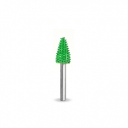 Saburrtooth Taper 1/4 dia 1/2 long Coarse