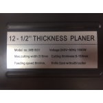 QWS 121/2 inch Thicknesser