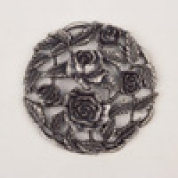 Flowers Pewter Pot-pourri Lid