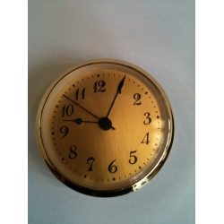 Clock 90mm Gold Arabic